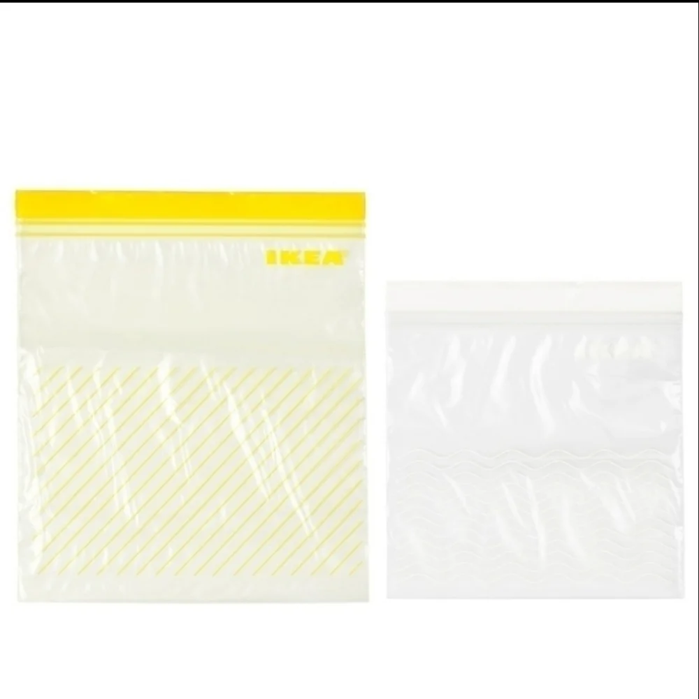2 boxes Ikea istad reusable bags 3qt and 1qt